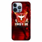 Voleano back cover for I Phone 13 Pro, free, fire, game, cases cover