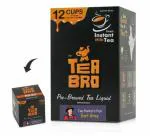 Tea Bro Instant Milk Tea (Earl Grey Flavours) | Tea Decoction (Concentrate) | Just Add Hot Water | 12 Tea Kits with (Liq.Tea + Liq.Milk + Sugar)