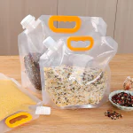 Tallin Transparent Grain Moisture-Proof Sealed Grain Storage Suction Bags-1.5L & 2.5L Combo Pack