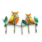 Opperste Industries | Owl Metal Novelty Key Holder, Key Holder for Wall Decor, Styliish Key Holder, Unique Key Holder, Wall Decor