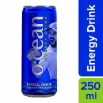 Ocean Energy Drink enriched with natural caffeine, glucose & vitamins| 250ml | Pack of 12 - Virat Edition Energy Drink