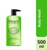 Pears Lemon Flower Extract Body Wash with Glycerin Demagogically Tested, 100% Soap Free 500ml