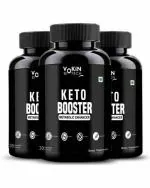 Vokin Biotech Keto Boosters Advanced Weight Loss Supplement | Natural Fat Burner 30 capsules (Pack of 3)