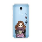 Emble Designer Clear Tranperant Silicone Case For Redmi note 5 -Design A17 ( TPU | Soft , Redmi note 5 | Multicolor )