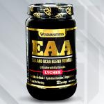 EVORAW NUTRITION Power packed EAA & BCAA Blend for Pre, Intra & Post-workout (450 gram -Lychee) 32 servings