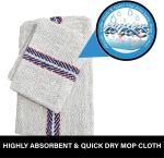 NKT Cotton Floor Cleaning Pocha| Floor, Dusting Cloth Cleaning Cloth 400 GSM 2 Dozen 24 x 24 inch.