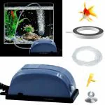 COLOURFUL 1way Air Pump/Motor + 2mtr Tube + 1 Glass Sucker + 1controller + 3inch Round Air Disk (1 Way - Combo 4)