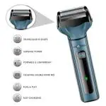 Pick Ur Needs Professional Shaver 3 In 1 Beard, Nose and Ear Trimmer Rechargeable Shaver For Men (Grey)