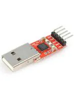 Robotbanao CP2102 USB 2.0 to TTL UART Serial convertor Module - 6 Pin - Red And Silver 8903536267249
