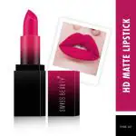 Swiss Beauty HD Matte Lipstick - (Pink Up, 3.5g)