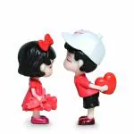 iDream Forhead Kissing Couple | Miniature Toys, Cake Toppers, Small Figurine, Valentine Couple