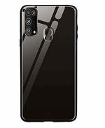 ERITSamsung M21 Black Plastic Shock-Absorbent Case Cover