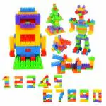 Vastate Satsun Building Block Game for Kids, Boys, Children - Certified European Safety Standards (60 Pieces Small Blocks Bag Packing, Best Gift Toy)