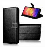 BINTAGE Flip Cover for GIONEE A1 Plus (Black, Matte Finish, Pack of: 1)