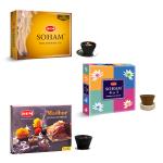 Hem Dhoop Cup Pack of 3 (Soham 4 in 1 Cup Dhoop+ Soham Sambrani Cup Dhoop+ Madhur Guggal Cup Dhoop)