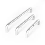 Edvin Silver Stainless Steel Hardware Handle For All Type Of Interior Cabinet, 6 Inch (Pack Of 10)