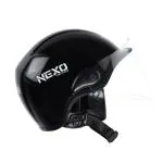 Xinor Nexo Half Helmet for Men and Women -Medium, Black