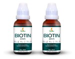 GRINBIZZ Biotin Drop With Vitamin B7, C and E Reduce Hair Fall/Glowing Skin/Nail Growth/Promote Healthy Skin/Hair Growth