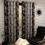 JARS Collections Set of 2 Polyester Long Door Curtains(4x8 ft)