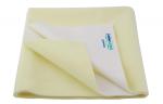 Newnik Reusable Absorbent Sheets/Underpads(140cm X 220cm) Yellow, Single Bed