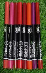 Woodzon Mars Waterproof Eye and Lip Liner (Pack of 8 Pieces), Matte Finish - Multicolor