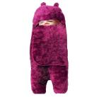 Gochikko Maroon Cotton Blanket Wrapper Sleeping Bag For Baby