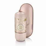 WACACO Nanopresso Portable Espresso Maker Bundled with Protective Case, Upgrade Version of Minipresso, 18 Bar Pressure, Portable Travel Coffee Maker, Manually Operated (Nanopresso Dark Soul Pink)