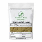 Natural Hill Organic Pure Natural Bhumi Amla Powder 100 Grams For Liver Cleanse | Improves Hemoglobin Level And Digestion | Effective In Joint Pain | preservatives Free ( Zipper Pack With Safety Seal ) With 100g Mu