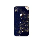GADGETSWRAP Printed Vinyl Skin Sticker for Apple iPhone Xs Max - Grid Map Usa Power