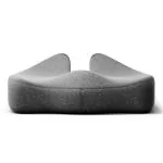 Frido Ultimate Pro Seat Cushion for Hip, Tailbone, Coccyx, Sciatica Pain Relief, Proprietary Hi-Per Foam Back Cushion for soft and velvety support , Especially for Long Sitting Hours on Office/Home Chair, Wheelchair - Light Grey