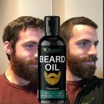 KURAIY Natural Growth Beard Oil Grow Beard Thicker & More Full Thicken Hair Beard Oil For Men Beard Grooming Treatment Beard Care