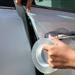 AutoBizarre High Gloss Transparent Anti-Scratch Anti-Collision Edge Guard Scuff Plate Protection Waterproof Tape/Door Guard Tape/Paint Protection Film/PPF - 2 cm x 500cm