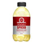 Malaki Spiced Ginger Ale 200ml Each (Pack of 12) | Spicy and Refreshing | 100% Natural Ingredients | Low Calories | Carbonated Drink | Spiced Ginger Ale