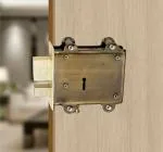 MILTON Heavy Duty Safe and Secure Max Door Lock Finish Antique 3 Keys