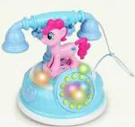 myhoodwink Old-Style Landline Toys TelePhone for Kids Phone Small Phone Toy Musical Toys for Kids Smart Light Birthday Gifts for Boys & Girls (Multi Color)