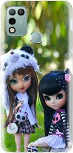 Fashionury Back Cover for Infinix Hot 10 Play (Multicolor, Grip Case, Silicon, Pack of: 1)