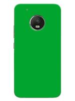 MobiEra Moto G5 Plus Plain Green Design Plastic Hard Case Cover