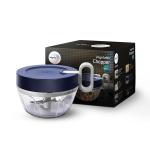 Wipro Vesta 400ml, Mini Handy and Compact Vegetabe & Fruit Chopper, Blue (VC041400)