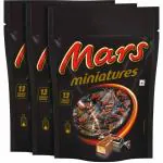 Mars Miniatures Chocolate Pack Filled Chocolates 13 Treats Inside 130g (Pack of 3)