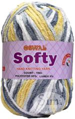 Simi Enterprise Yellow, Grey Wool Knitting Yarn Thick Chunky Wool Best Used With Knitting Needle Da, 150 G