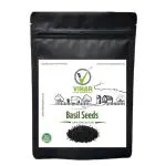 Vihar Exports Basil Seeds 1Kg | Sabja Beej | Tukmaria Seeds - Rich And Nutty Essential Vitamins | 100% Natural, Fresh And Authentic