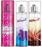 LAYERR Wottagirl Deodorant Spray for Women 135 ml (Pack of 1 Romance, 1 Mystic Island, 1 Vanilla Twist)