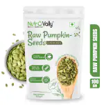 NutroVally Raw Pumpkin Seeds for Diet | Magnesium & Minerals Rich | Healthy & Tasty Diet Snacks| Pumpkin Seeds For Eating (100g)