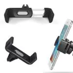 Wetek Black Car Mount Mobile Holder (Pack of 2)