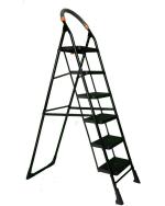 Store 56 Black Steel Foldable 6 Step Ladder