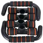 Shopeleven Anti-Sweat Foam Grip Pushup Stand Pushup Bar General Fitness Exerciser Home Gym (1 Pair, Color May Vary)