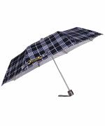 EUME - Convoy Manual Open 21.5 Inch 3 Fold Unisex Umbrella Black checks