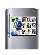 Deep Prints Rectangular Plastic Personalized Photo Frame Fridge Magnet (20.3 x 15.2 cm)