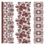 Simply Inked Lace Band Henna Temporary Tattoo Designer Tattoo for All