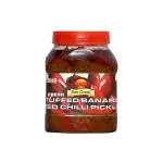 VARSHA ENTERPRISES Sun Grow Stuffed Banarasi Red Chilli Pickle Lal Mirch Ka Achar Fresh (850 grams)